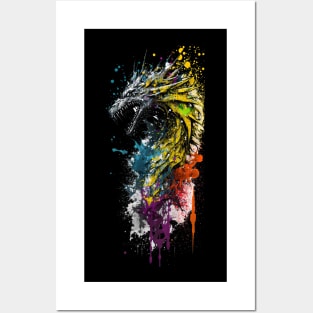 Horned Dragon Posters and Art